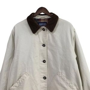 Vintage Women’s 90s Lands’ End Chore Tan Jacket